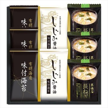   マルコメフリーズドライみそ汁&有明海産味付海苔セット  NTS-BS  内祝 内祝い お祝 御祝 記念品 出産内祝い プレゼント 快気祝い 粗供養 引出物