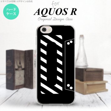 【SH03J】【スマホケース/スマホカバー】【アクオス R】SH03J スマホケース AQUOS R SH-03J カバー アクオス R カセットテープ 黒 nk-sh03j-189【メール便送料無料】