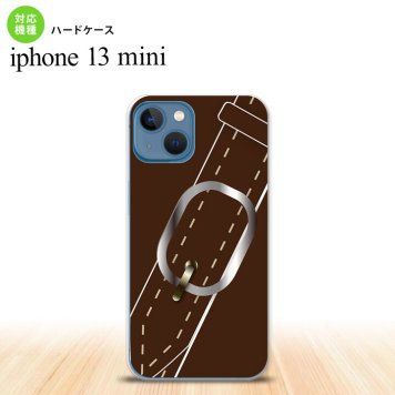 iPhone13mini iPhone13 mini ケース ハードケース ベルト 茶  nk-i13m-327