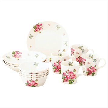 ローラ アシュレイ 〈Bunched Roses〉 12ピースホームセット　 LA40-221-12  内祝 内祝い お祝 御祝 記念品 出産内祝い プレゼント 快気祝い 粗供養 引出物
