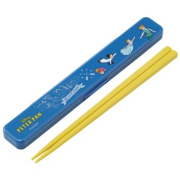 ピーター・パン 抗菌 音のならない箸・箸箱セット 箸18cm スケーター ※送料無料(ポスト投函)