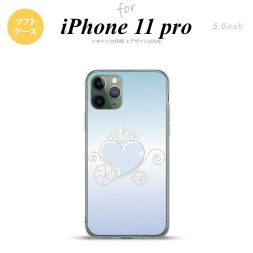 iPhone11Pro iPhone11 Pro スマホケース ソフトケース ハート E 青 メンズ レディース nk-i11p-tp319