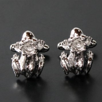 鎌倉カフス工房 カエルの王子 カフスボタン・カフリンクス メンズ  ca071 結婚式 旦那 プレゼント ギフト 彼氏 父の日 誕生日プレゼント