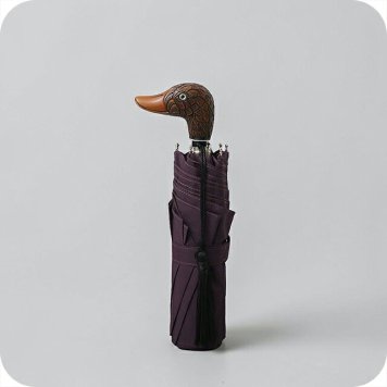 ギドゥジャン Guy de Jean 102147 折りたたみ傘 102110-duck-plum ユニセックス plum 折畳傘 102147