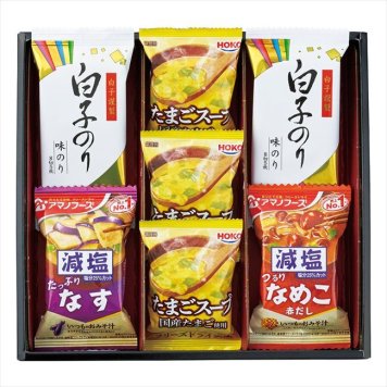   アマノフーズおみそ汁･たまごスープ･白子のりセット  AS-BJ  内祝 内祝い お祝 御祝 記念品 出産内祝い プレゼント 快気祝い 粗供養 引出物