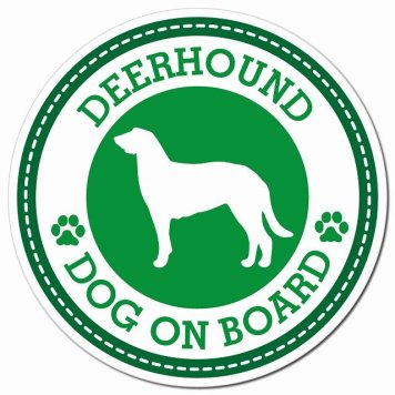 DEERHOUND ディアハウンド グリーン 肉球 カーサイン 車 マグネットステッカー 犬 マグネット 強力 直径13cm 丸型 おしゃれ かわいい ドラレコステッカー 安全対策 危険運転 煽り運転 アニマル 動物 犬種別 屋外 防水 屋内 肉球マーク