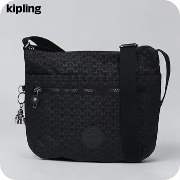 キプリング ショルダーバッグ レディース ブランド Kipling アルト K10878-K59 Signature Emb 黒