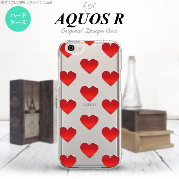 【SH03J】【スマホケース/スマホカバー】【アクオス R】SH03J スマホケース AQUOS R SH-03J カバー アクオス R ハート 赤 nk-sh03j-017【メール便送料無料】