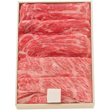 夏の贈り物お中元 松阪牛もも肩ロースすき焼き用 松阪牛もも肩ロースすき焼き用（A-4等級以上/証明書付）約400g