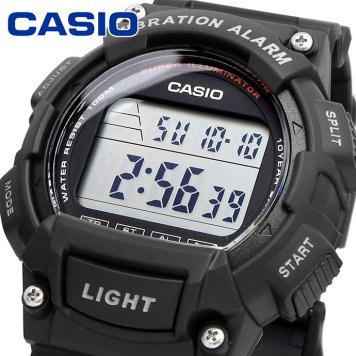 CASIO 腕時計 カシオ 時計 ウォッチ チープカシオ チプカシ 100ｍ防水 バイブ機能 W-736H-1AV [並行輸入品]