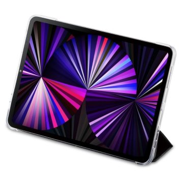 エレコム iPad Pro 11インチ ケース カバー 手帳 フラップ 耐衝撃 背面クリア ブラック TB-A21PMHVCFBK