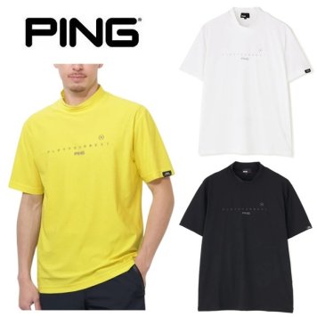 ピン ゴルフ メンズ シングルメッシュ レイブロック半袖ハイネックシャツ PING 621-6167603 2026年春夏モデル お誕生日祝い お祝い 記念品 お父さん 父の日 彼氏 男性 30代 40代 50代 60代  還暦祝い 敬老の日 人気プレゼント プレゼント