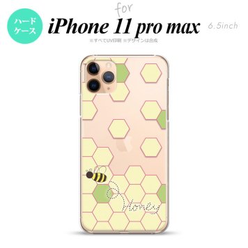 iPhone11ProMax iPhone11pro max スマホケース ハードケース ハニー クリア 緑 メンズ レディース nk-i11pm-1682