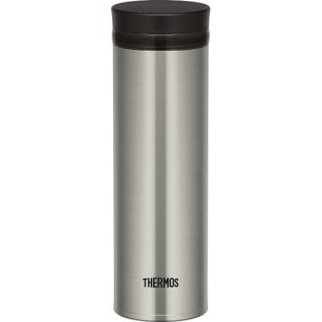 【直送】サーモス ケータイマグ [26-0507-025] JNO-500CS 500ml クリアステンレス 水筒 魔法瓶 スクリュー 栓 保温 保冷 マイボトル スタイリッシュ 軽量 ギフト プレゼント お祝い お返し