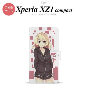 【手帳型 スマホ カバー ケース】【SO02K】【エクスペリア XZ1】手帳型 ケース SO-02K スマホ カバー Xperia XZ1 Compact エクスペリア キャラA ピンク nk-004s-so02k-dr1322【メール便送料無料】