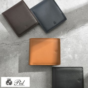 Pid ecrire 防水牛革 二つ折り財布