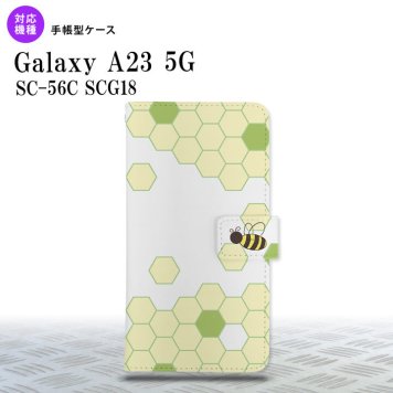 Galaxy A23 GalaxyA23 手帳型スマホケース カバー ハニー クリア グリーン 2022年 10月発売 nk-004s-a23-dr1684