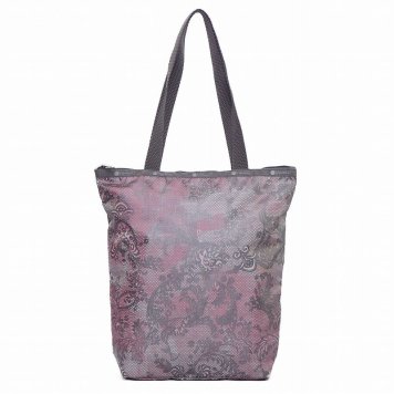 レスポートサック LeSportsac トートバッグ DAILY TOTE 2432 F050 デイリートート CHANTILLY シャンティー グレーピンク系 ショルダーバッグ 新品