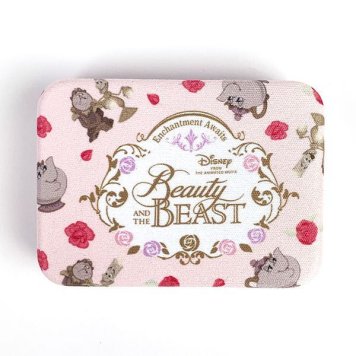 ディズニー プリンセス 美女と野獣 シリーズ 小物ケース バラ ポーチ 小物ケース ケース バッグ ホワイト グッズ  (MCOR)