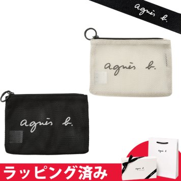 アニエスベー ナイロンポーチ スモール メンズ ロゴ ギフト agnesb.VOYAGE ボヤージュ
