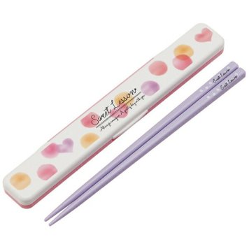 スイートレッスン (ベリー) 音のならない箸・箸箱セット 箸18cm ※送料無料(ポスト投函)