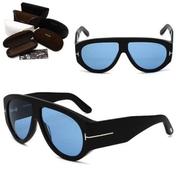 トムフォード サングラス TOM FORD FT1044/S 01V 60 TF1044 サングラス EYEWEAR ブラック ブルー グローバルフィット ユニセックス