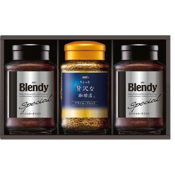 AGF インスタントコーヒーギフト [26-2893-070] MQO-30D ちょっと贅沢な珈琲店 ブレンディ 瓶 3本 詰め合わせ インスタントコーヒー 珈琲ギフト ギフト 内祝い 出産 結婚 お返し お礼 御祝 プレゼント