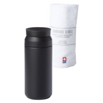 【ギフト対応無料】AMli HOME ボトル340ml&今治タオル ブラック (SB-1738/7) ※送料無料(北海道・沖縄は除く)