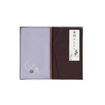 【送料無料・包装無料・のし無料】刺繍入り金封包み&金封ふくさ 紫 H036(B5) ギフト 敬老の日 入学祝い 卒業祝い 就職祝い 結婚祝い 誕生日 出産祝い 引越祝い 香典返し 新盆 初盆 御礼 お中元 内祝い 快気祝い ご挨拶 志 法事