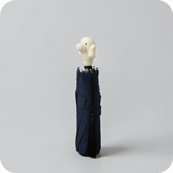 ギドゥジャン Guy de Jean 102147 折りたたみ傘 102110-poodleivory-navy ユニセックス navy 折畳傘 102147