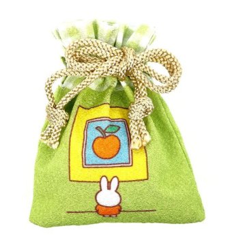 ミッフィー miffy まめ巾着 LGR       日本製