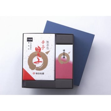 丸屋無着色辛子明太子220g+いかひびき1本【詰合せ】 ギフト プレゼント 御中元 夏のごあいさつ 御礼 御祝 快気祝 志