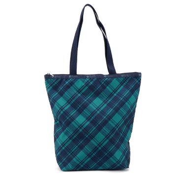 レスポートサック LeSportsac トートバッグ DAILY TOTE 2432 F008 デイリートート HERITAGE HOLIDAY GREEN ヘリテージホリデーグリーン グリーン系 チェック柄 ショルダーバッグ 新品