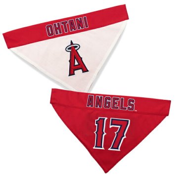 大谷翔平選手モデル　Ｌ－ＸＬサイズ　LOS ANGELES ANGELS　ロサンゼルス　エンゼルス　リバーシブルバンダナ　野球　犬　【レビューを書いてプレゼント】
