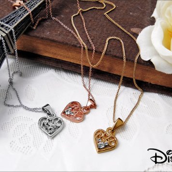【レディース/ネックレス】ミッキー スワロフスキー レディースネックレス レデイース 女性用 首飾り ペンダント ladies necklace ディズニー ネックレス【Disneyzone】
