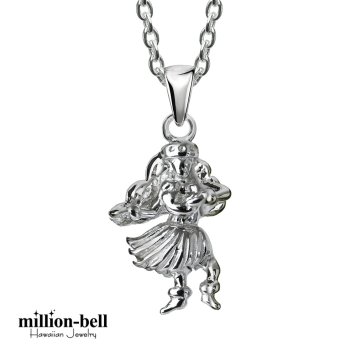 ハワイアンジュエリー ネックレス シルバー ネックレス フラガール フラダンス フラダンサー シンプル シルバー925 ギフトラッピング可能 チェーン 長さ選べる メンズ レディース 誕生日 プレゼント ハロウィン 【品番：CG-SP3433】