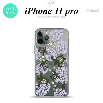 iPhone11Pro iPhone11 Pro スマホケース ハードケース ホヌ 小 クリア 紫 メンズ レディース nk-i11p-1464