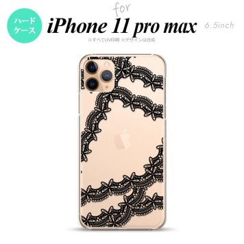 iPhone11ProMax iPhone11pro max スマホケース ハードケース レース 帯 B 黒 メンズ レディース nk-i11pm-1100
