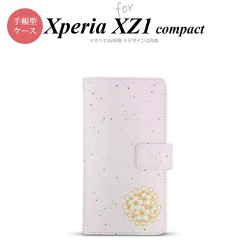 【手帳型 スマホ カバー ケース】【SO02K】【エクスペリア XZ1】手帳型 ケース SO-02K スマホ カバー Xperia XZ1 Compact エクスペリア 和サクラ ピンク nk-004s-so02k-dr1271【メール便送料無料】