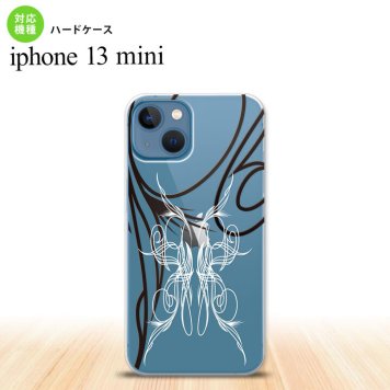 iPhone13mini iPhone13 mini ケース ハードケース ピンスト 線 白  nk-i13m-1237