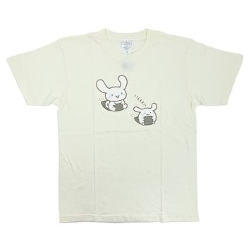 サンリオ シナモロール × なんでもいきもの Tシャツ(M) アイボリー シナモン アパレル Sanrio 送料込み