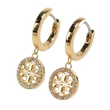 トリーバーチ ピアス TORY BURCH MILLER 87041 783 TORY GOLD-CRYSTAL ゴールド