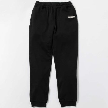 バーバリー BURBERRY 8055338 ロングパンツ メンズ ボトムス スウェット ロゴプリント コットン ジョギングパンツ ズボン ブラック XS S M L XL