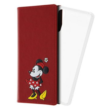 Xperia 10 III 『ディズニーキャラクター』/手帳型 FLEX CASE ポップアップ/『ミニーマウス』 ※送料無料(ポスト投函)
