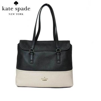 ケイト・スペード ブティック kate spade トートバッグ PXRU8300 レザー arietta / jackson street トート (179)blk/sftpcl:ブラック×ライトベージュ系【RCP】【楽天カード分割】【レディース】