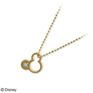 【送料無料】Disney ゴールド ネックレス 誕生石 20代 30代 彼女 レディース 女性 誕生日プレゼント 記念日 ギフトラッピング ディズニー Disneyzone 