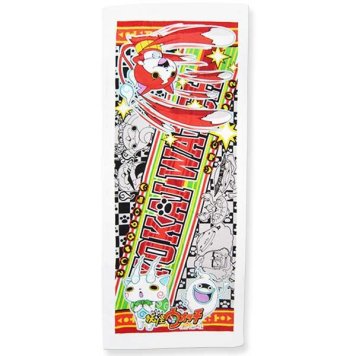 在庫限り： スポーツタオル フェイスタオル   レッド ジバニャン ウィスパー コマさん 妖怪ウォッチ(MCD)