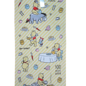 コンパクトバス タオル プー 約50cm×120cm 子供から 大人まで人気の ディズニーキャラクターDisney♪