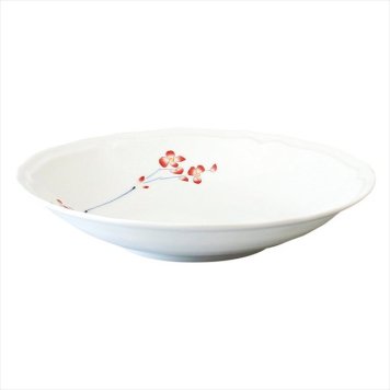 香蘭社 〈相思花〉 22cmディーププレート　 49168-1JBUP9  内祝 内祝い お祝 御祝 記念品 出産内祝い プレゼント 快気祝い 粗供養 引出物