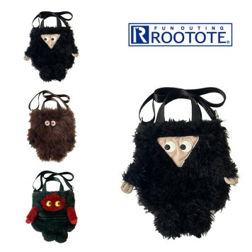 【クリックポスト/時間指定不可】【ROOTOTE】3616 EU.BR.2way.クリプデット-E 斜め掛け かばん 使いやすい かわいい キャラクター レディース ギフト ブラック